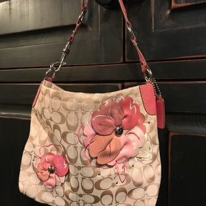 Coach Bleecker Floral Hobo Purse